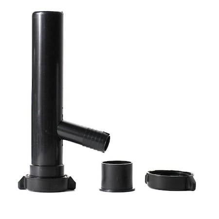 Thrifco Plumbing 1-1/2 Inch x 8 Inch ABS Slip Joint Plastic Tubular with 7/8 Inc 4402136